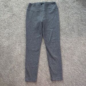 Theory Gray Tapered Leggings with Elastic Waistband